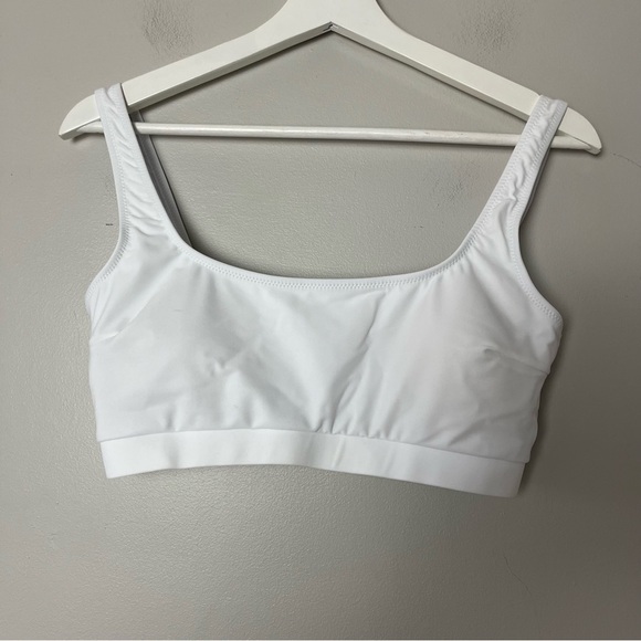 Unbranded White Athletic Fit Bikini Top Medium - Picture 1 of 6